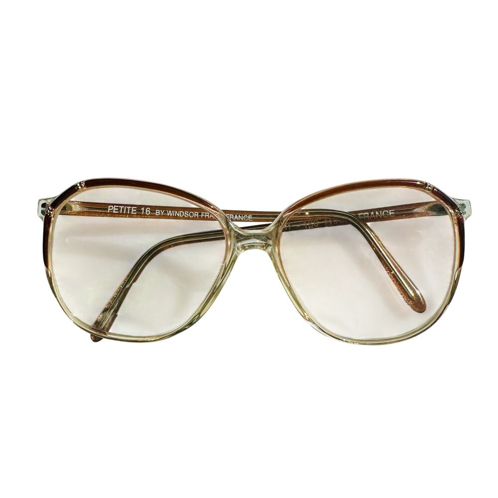 Vintage Petite 16 by Windsor Bifocal Glasses made in France Gradient Frame